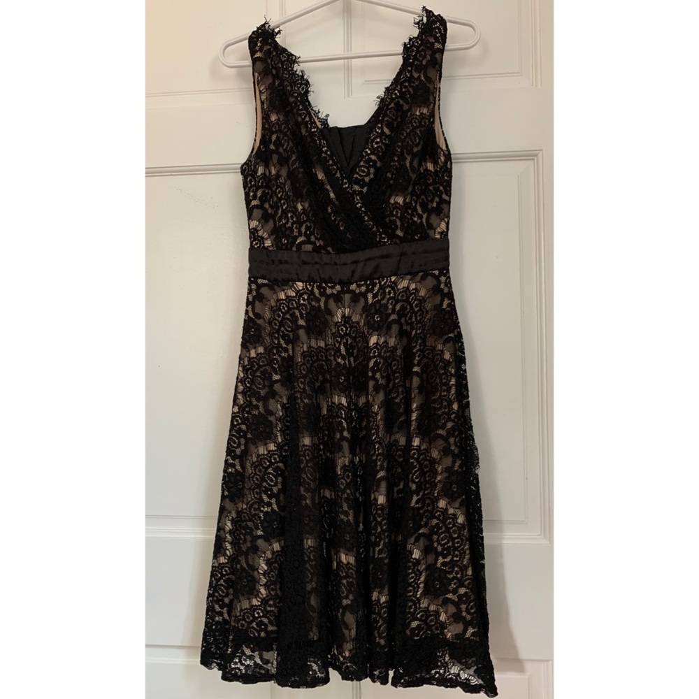 Black lace dress